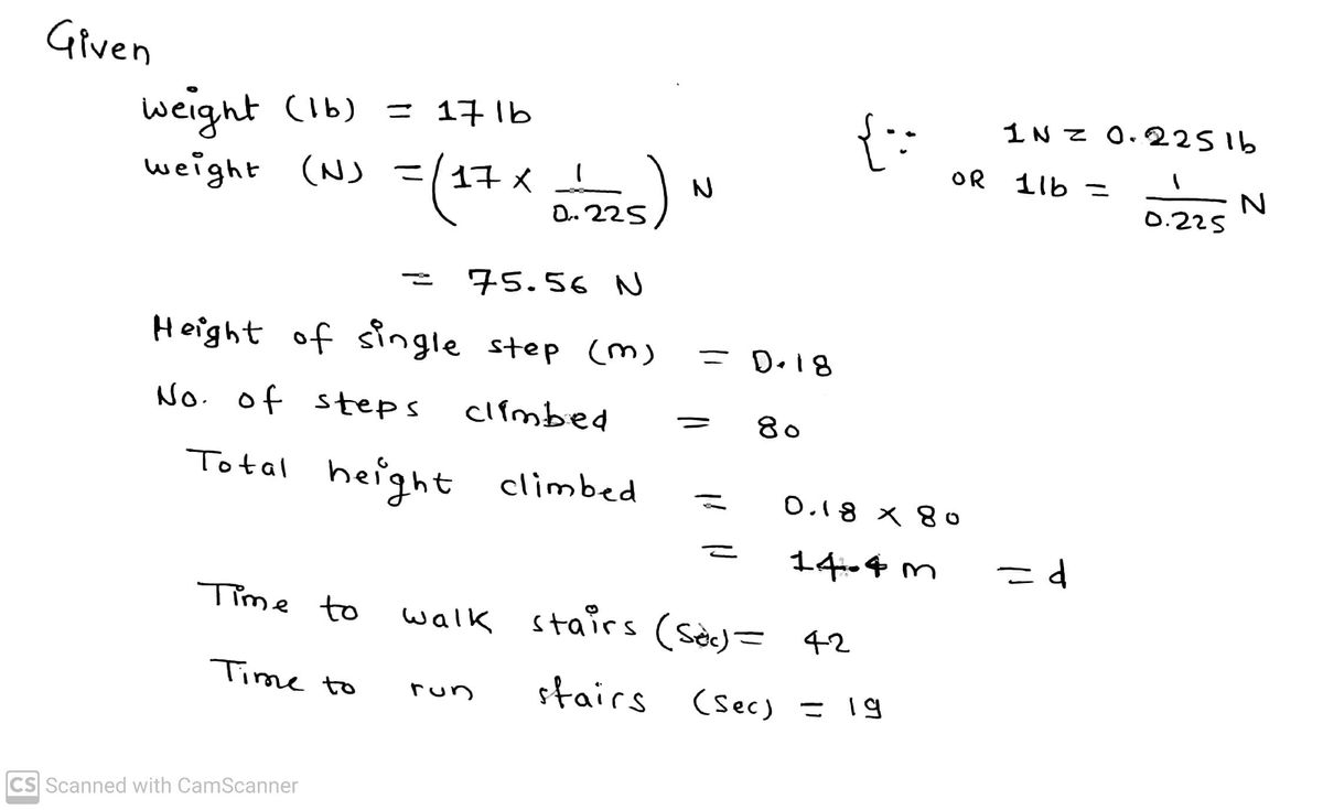 Physics homework question answer, step 1, image 1